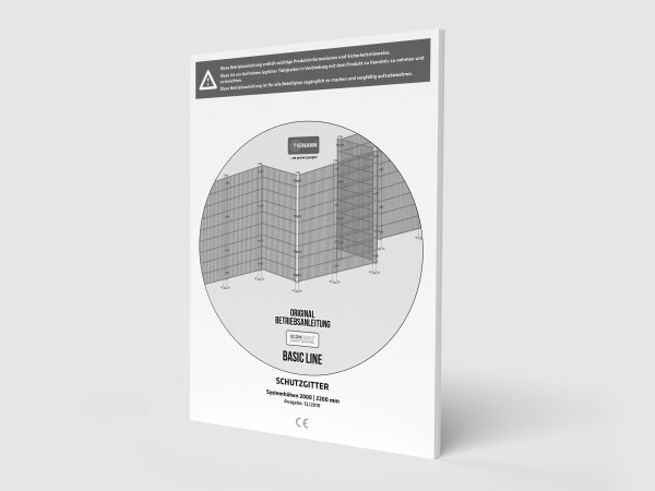 Basic Line Schutzgitter - Betriebsanleitung