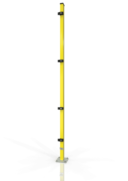 Reihenpfosten für Maschinenschutzgitter ECONFENCE® BASIC LINE 2000mm RAL-1021