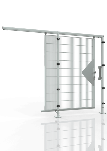 1 FLG. SCHIEBETÜR DIN LINKS ECONFENCE® HIGH LINE TS01 1000x2000 - RAL 7035
