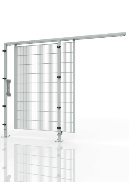 Schiebetür für Maschinenschutzgitter ECONFENCE® BASIC LINE GH01 1200x2000 RAL7035