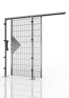 Schiebetür für Gittertrennwand ECONFENCE® BASIC LINE ZINK TS01 1000X2000mm