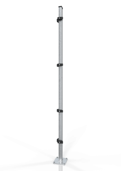 Universal-Eckpfosten ECONFENCE® BASIC LINE ABSTURZSICHERUNG 60x40x2000MM