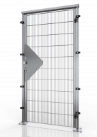 Drehtür für Gittertrennwand ECONFENCE® BASIC LINE ZINK TS01 1000x2000MM