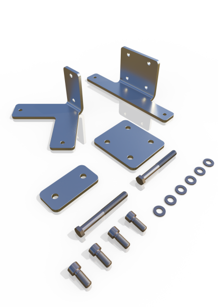Anbauwinkel-Set für Dictator® Türschließer