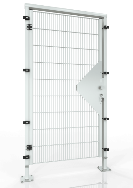 1 FLG. DREHTÜR DIN LINKS ECONFENCE® MEDIUM LINE TS01 1000x2400 RAL 7035