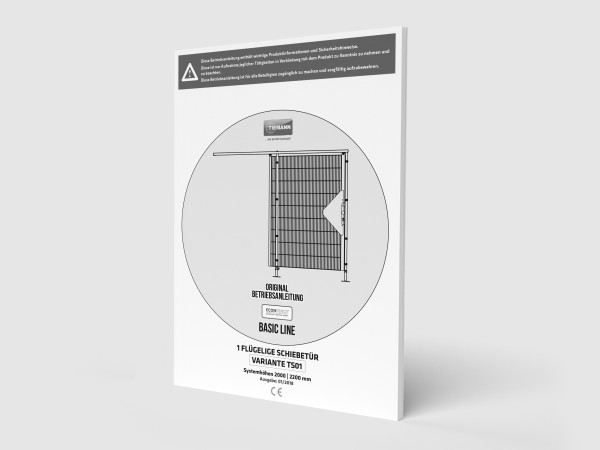 Basic Line Schiebetür TS01 - Betriebsanleitung