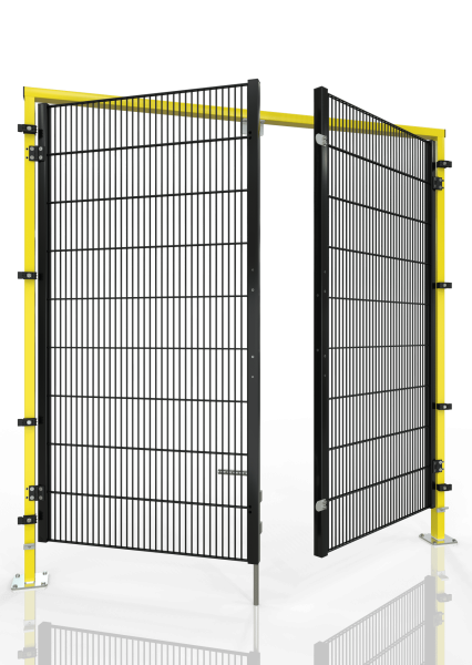 2 FLG. DREHTÜR ECONFENCE® MEDIUM LINE GH01 1900x2000 RAL1021-9005