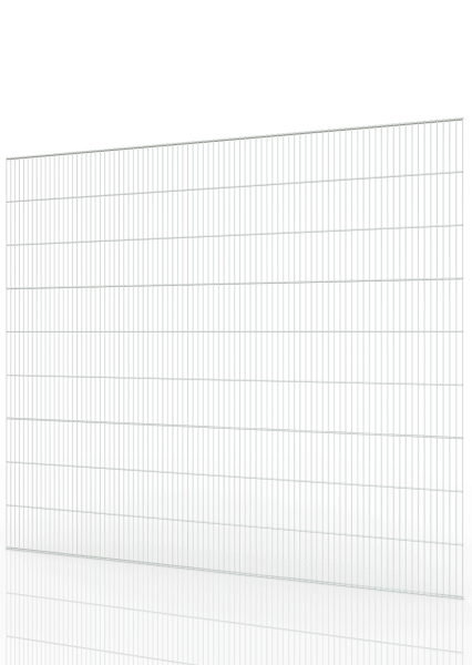 Gittertrennwand für Lagereinhausung ECONFENCE® BASIC LINE 2000x2000mm RAL-7035