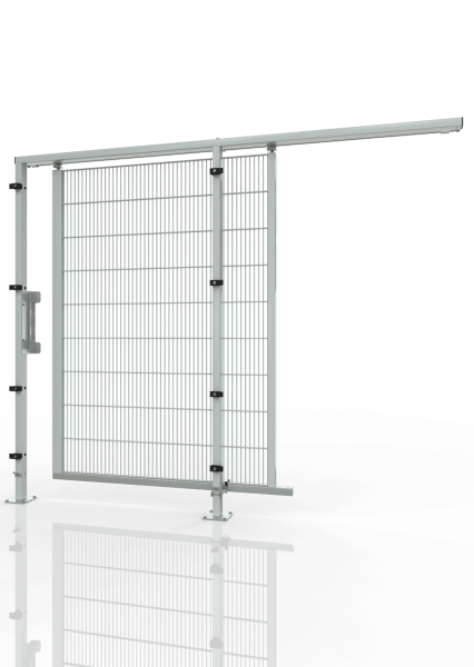 1 FLG. SCHIEBETÜR DIN RECHTS ECONFENCE® HIGH LINE GH01 1000x2400 RAL 7035